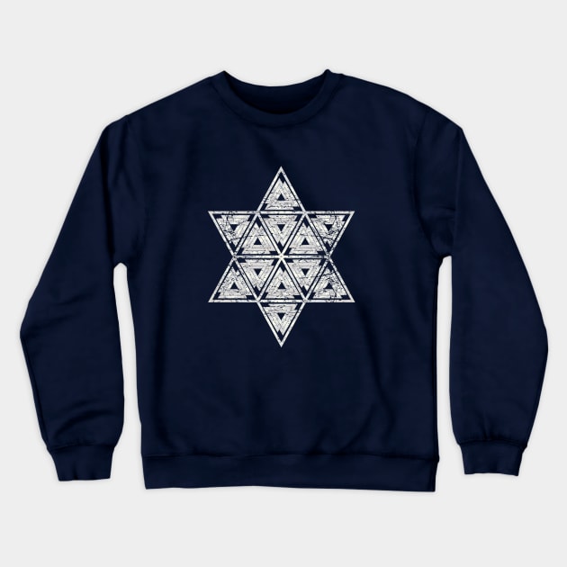 Hexagram Crewneck Sweatshirt by tatadonets